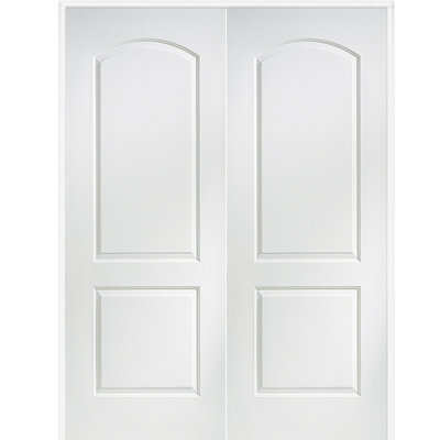 Porte standard en bois manufacturé lambrissé
