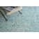 Ink Blot Wool Abstract Area Rug in Turquoise/Gray