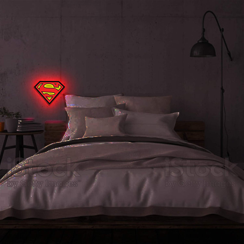 Enseigne lumineuse DEL 12,7 po Superman