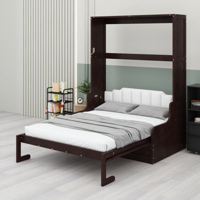 Grand lit escamotable avec coussin