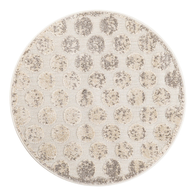 Sabrina Soto Dots Indoor/Outdoor Rug, Round 3'1"