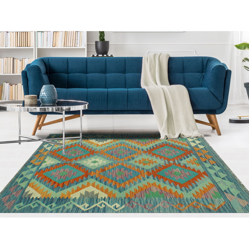 Bobbee Wool Geometric Indoor Rug