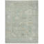 Rectangle Oriental Hand-Knotted Wool Area Rug in Blue/White-75221134