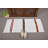 Antique Turkish Oushak Rug: Handwoven Hemp Blend with Vintage Striped Design for Entryways