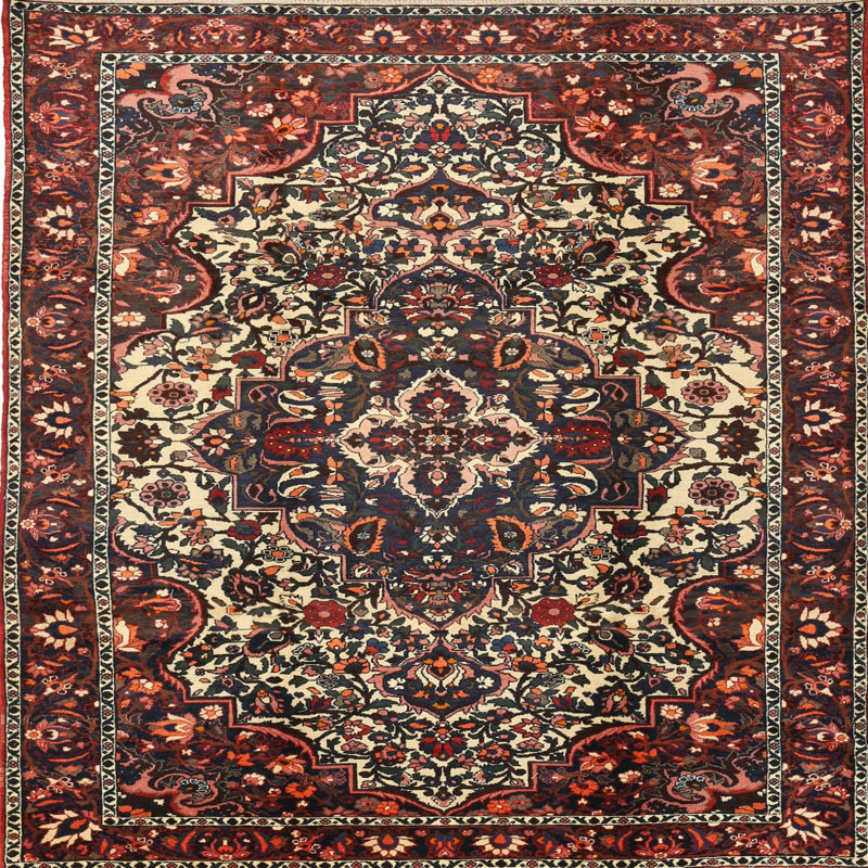Xenia Oriental Indoor Rug, Square 3'