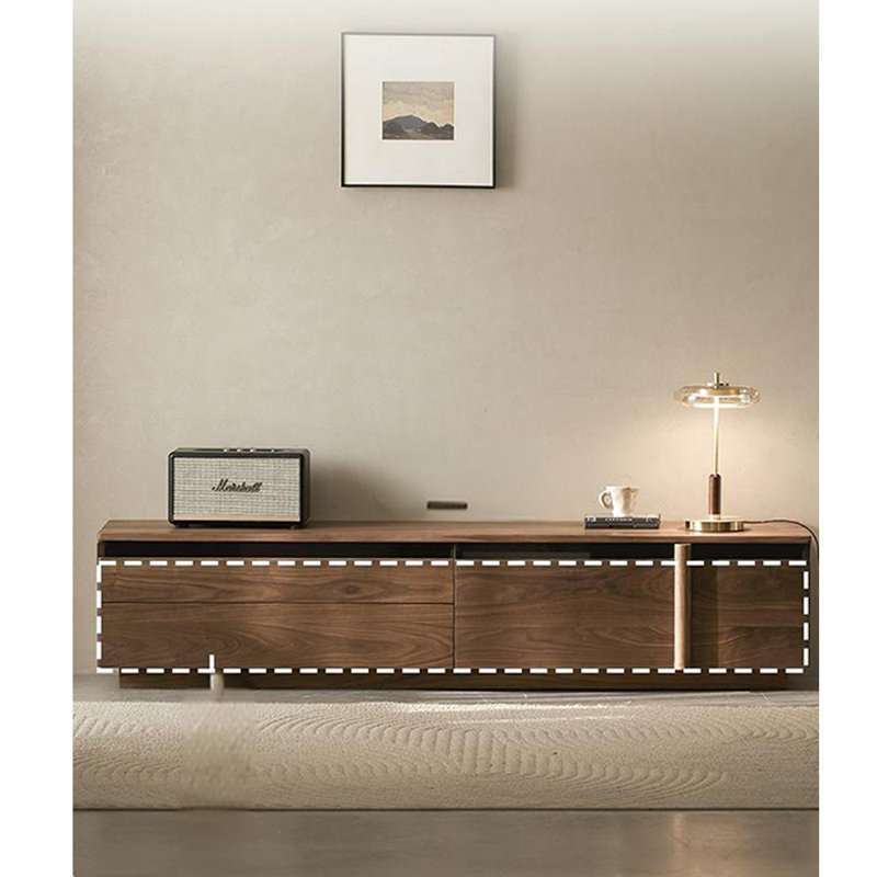 Simple pine TV cabinet