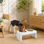 Gamelle en bois pour animaux de compagnie