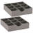 Kinney 3" H x 12" W x 12" D Drawer Organizer