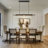 Dimmable Led Kitchen Island Pendant Square / Rectangle Chandelier
