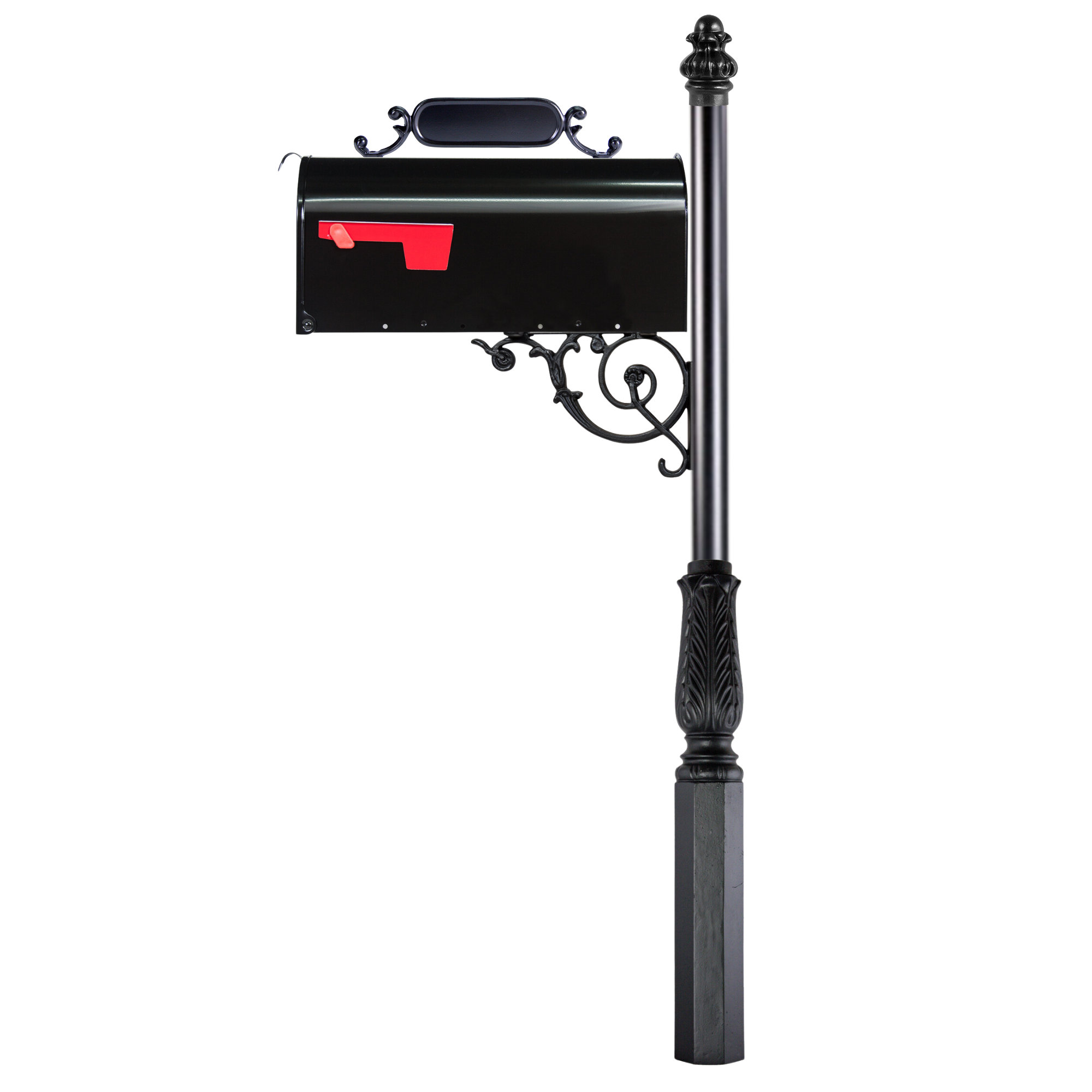 Imperial Mailbox Systems Post Mounted Mailbox | Wayfair