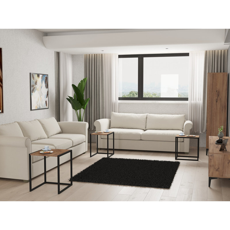 Puqa Design Coffee Table, Light Brown