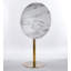 Table de bar 31,5 "pliable GOLDEN ET BLANC Tulip Bar Mid-Century pour 2 à 4 personnes