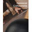 Luminaire suspendu en métal martelé 1 lumière noir-1792210938