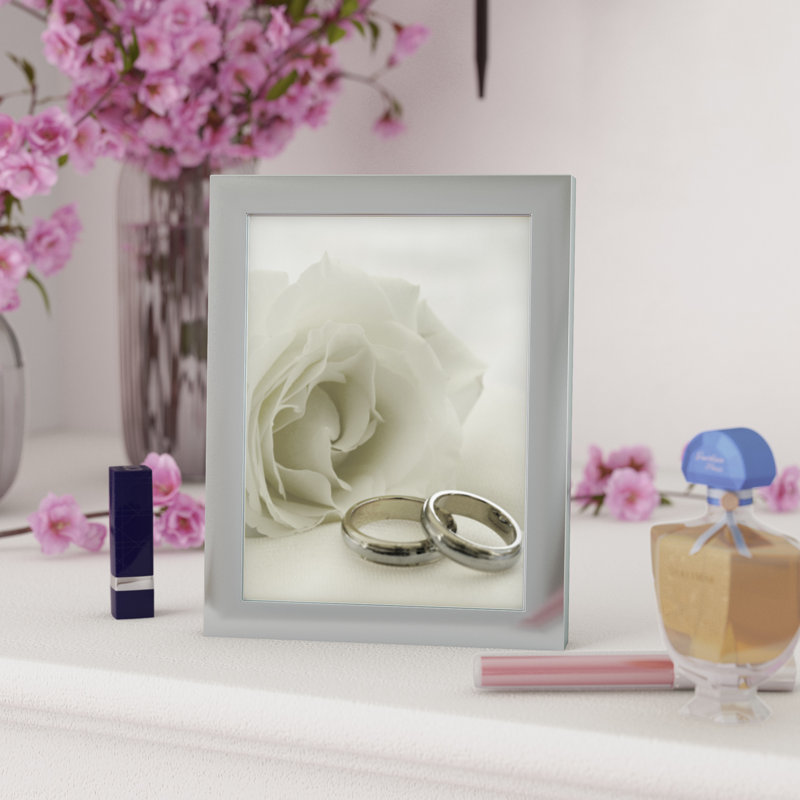 Wenham Silver Metal Storage Picture Frame, 5" x 7"