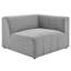 Causeuse en tissu 2 pièces Modway Bartlett-55452243