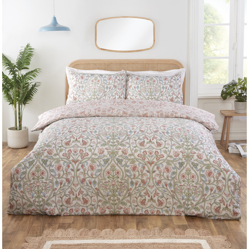 Harrow Duvet Cover Set King Bedding Set, Cream, Double Duvet Cover Set + 2 Standard Pillowcases