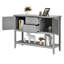 Buffet Red Barrel Studio® avec 2 tiroirs de rangement et 2 armoires-1734911967