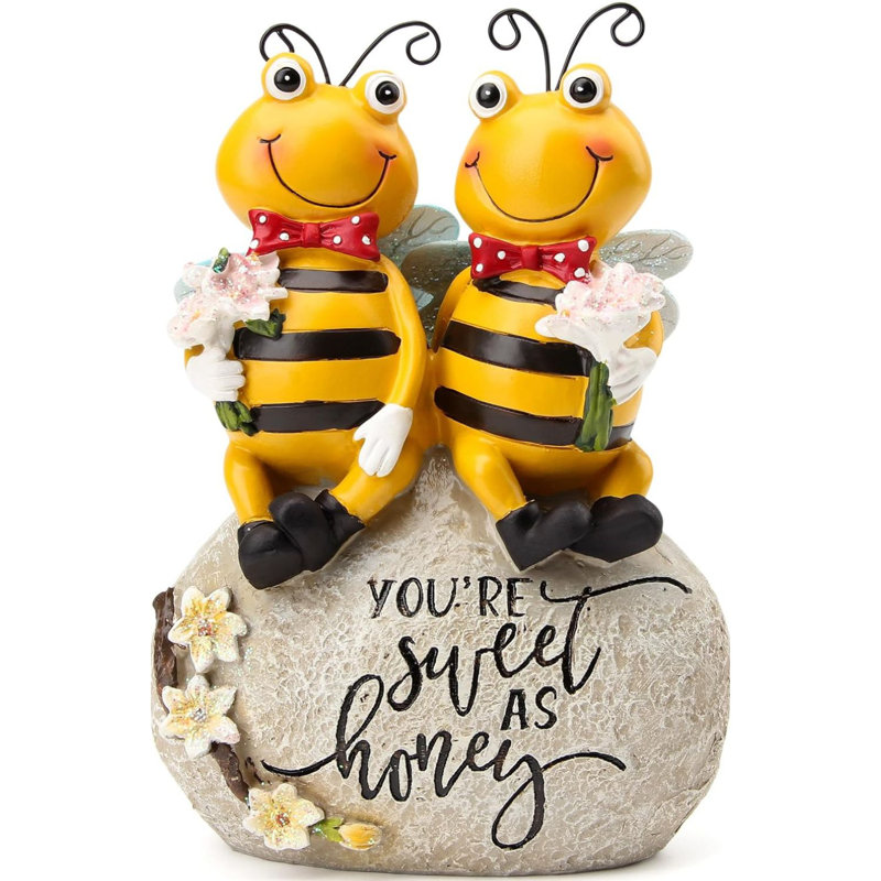 Figurine d'abeille décor de jardin mignon