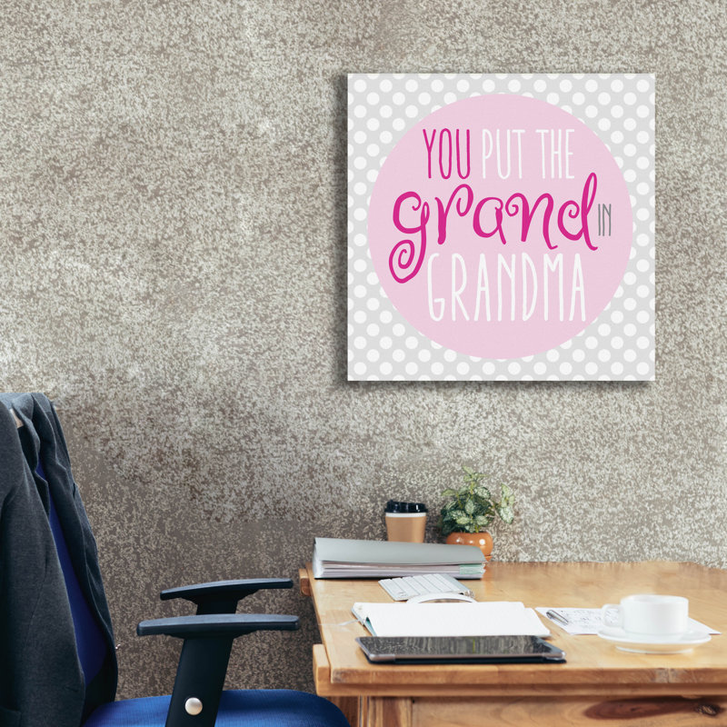  «Grandma 3» par Erin Clark, art mural sur toile, 37 po x 37 po, H 26 po x l 26 po x P 1,5 po