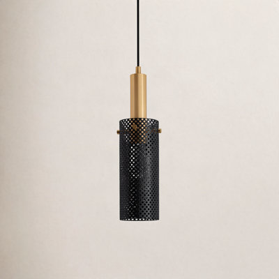 Bacco Single Light Metal Steel Dimmable Pendant
