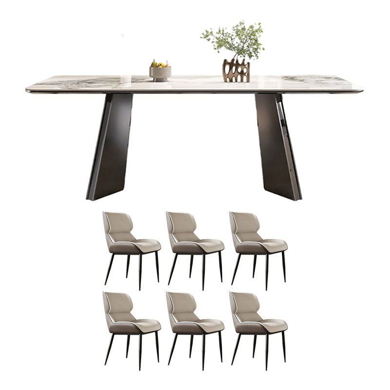 Table de salle à manger White Rock Plate7, H 29,92 po x L 55,11 po x l 31,49 po