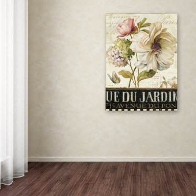 «Marche de fleurs II» par Lisa Audit, reproduction sur toile