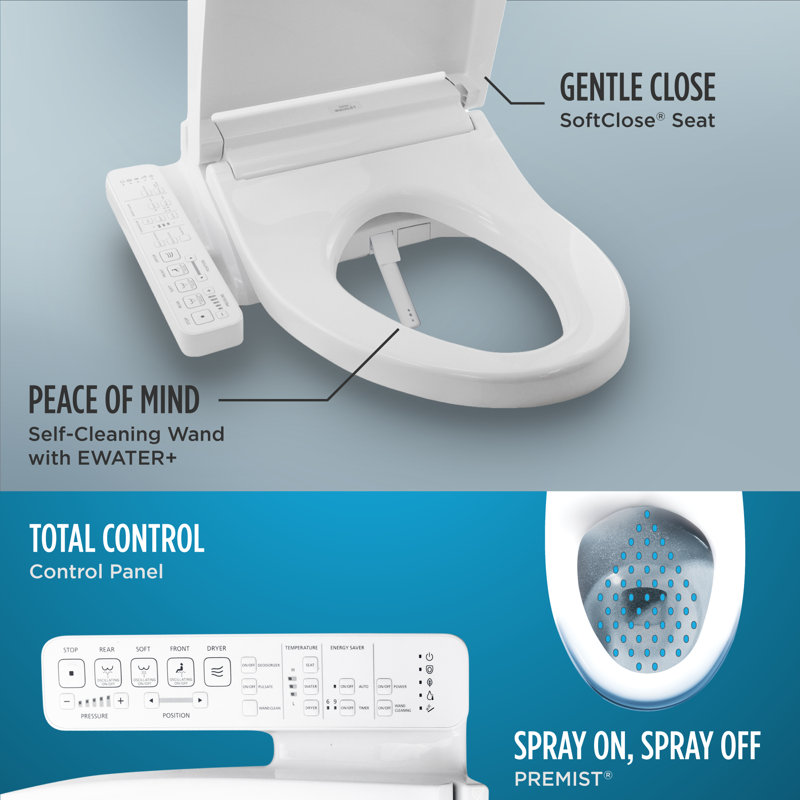 Washlet® C2 Electronic Toilet Elongated Bidet Seat, Sedona Beige