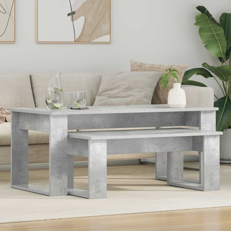 Coffee Table, Concrete Grey