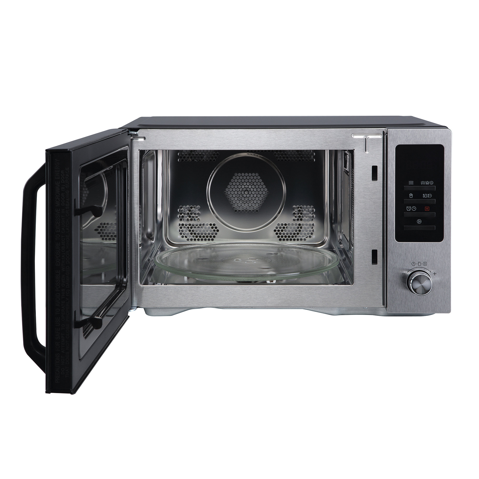 Black + Decker Black and Decker 5-In-1 Countertop Microwave with Air Fryer,  Stainless Steel