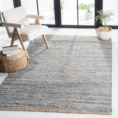 Doleman Hand Woven Jute Striped Rug