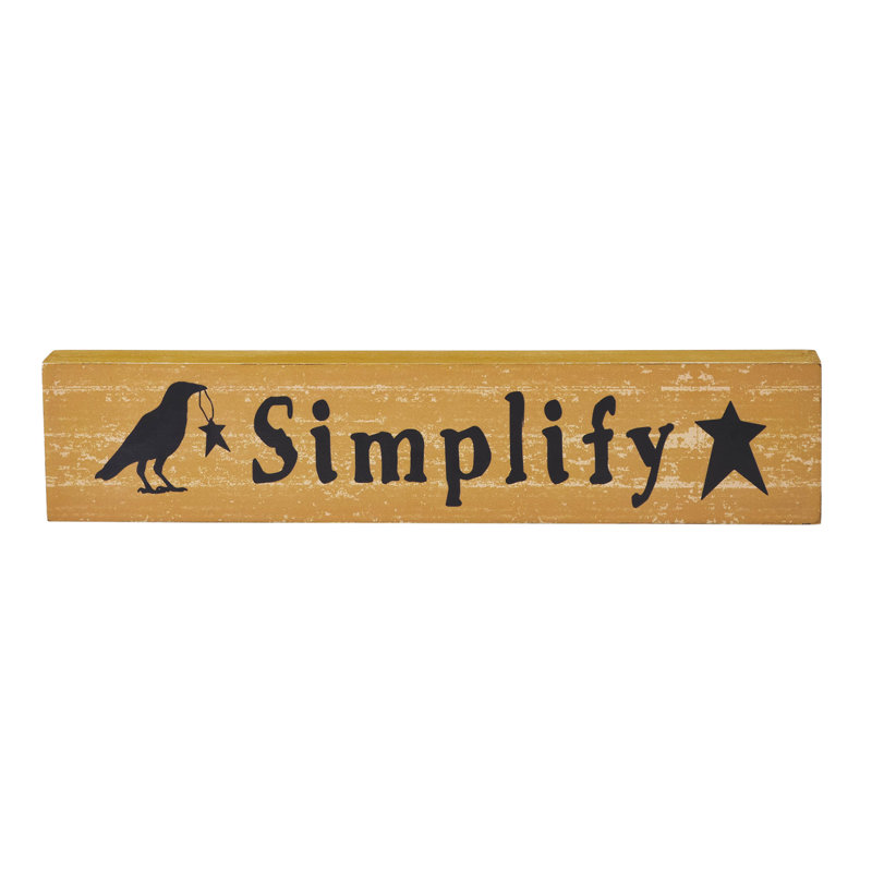 Florel Simplify Prim Stars w/ Raven Wall Décor