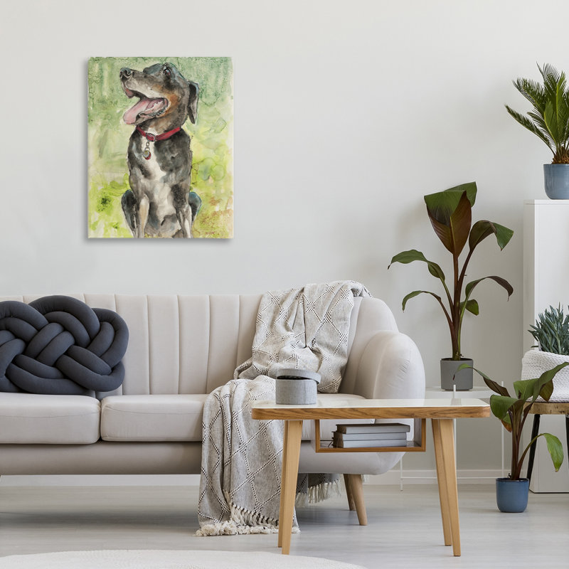 A Dog's Happiness, conception de Patti Mann, H 20 po x l 16 po