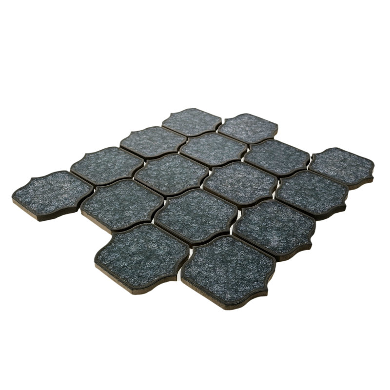 Theodora Arabesque Wall 11" x 12" Porcelain Mosaic Tile