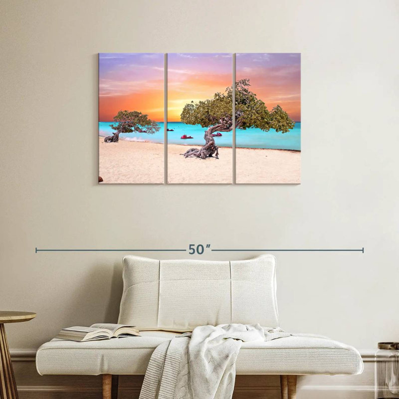 Gillard Eagle Beach Trees, 24" H x 38" W
