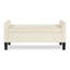 Banc de rangement rembourré capitonné avec accoudoirs-61185529