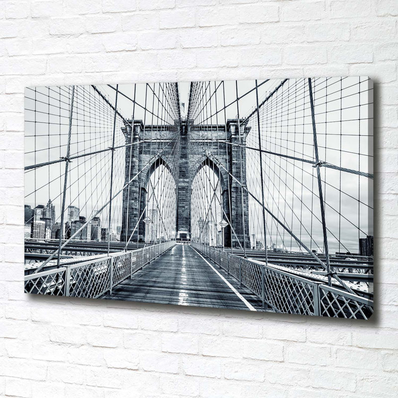 Brooklyn Bridge - Wrapped Canvas Print