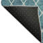 Tapis bleu sarcelle lavable à la machine Premium Prisco-1233508156