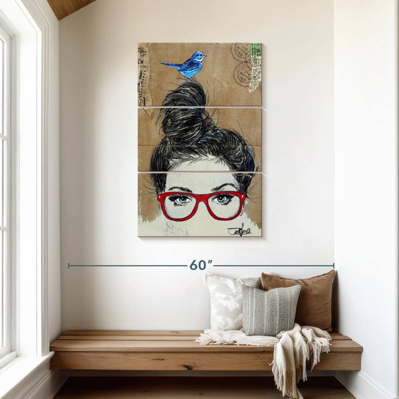Shuttleworth Birdy Girl, 45" H x 28" W
