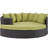 Convene 79" Wide Outdoor Wicker Patio Daybed with Cushions-678058604