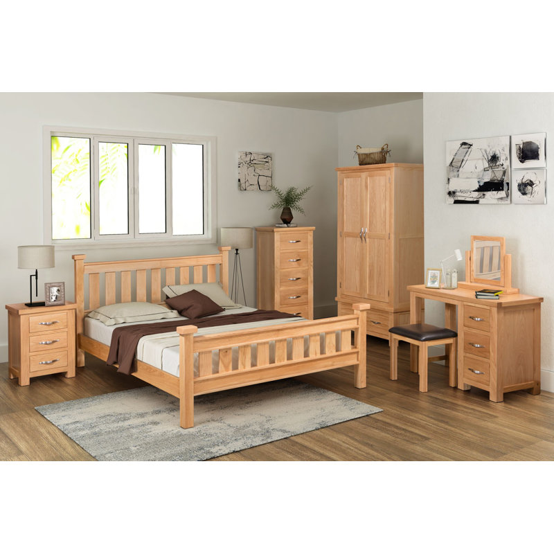 Aponte 95cm W 5 - Drawer Chest of Drawers