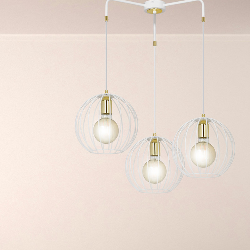 Cirillo 3 - Light Sphere Pendant, White