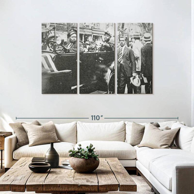 Leisha Marcus Garvey, 48" H x 74" W