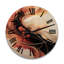 Horloge murale en bois massif Andreca-335958653