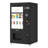 Refrigerated Snack Vending Machine In Black With 48 Slots Featuring Ample 49 Inch Touch Display, Bill Acceptor, Credit Card Reader, Wifi and 4G Connectivity