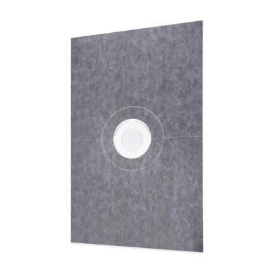 Shower Curb Kit 48 x 72 inch Stainless Steel, EPS Foam, HDPE, XPS, PVC 1 Set Waterproof Central Drain Easy to Install