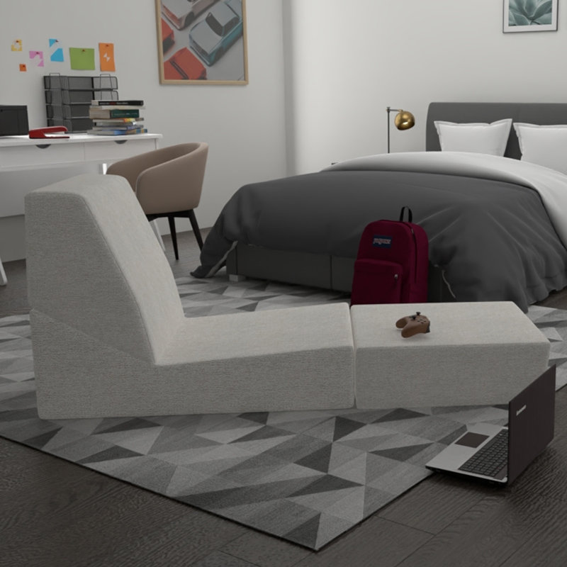 Slumber Solutions Comfort Gaming Chair, Steel Gray