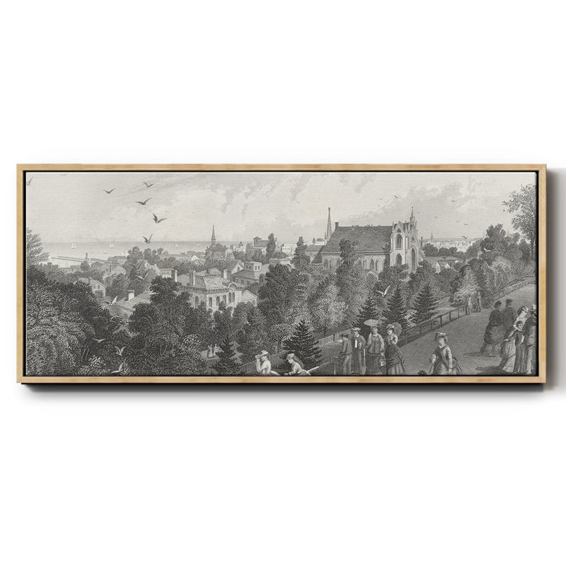 City of Cleveland - toile encadrée, H 8 po x l 20 po