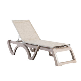 Chaise longue ajustable Grosfillex Jamaïque Beach (Ensemble de 2)