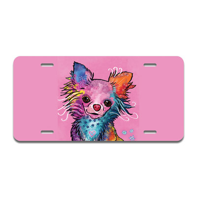 Cadre en aluminium Chihuahua Rainbow