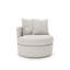 Fauteuil rembourré pivotant Dara Harlow-125810328